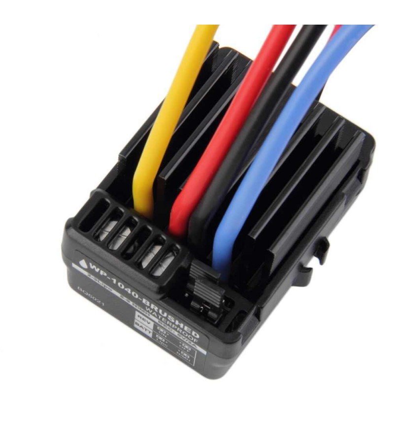Hobbywing WP 1040 60A BQ6021 Brushed ESC Controller Waterproof Hobbywing WP 1040 60A BQ6021 Brushed ESC Controller Waterproof