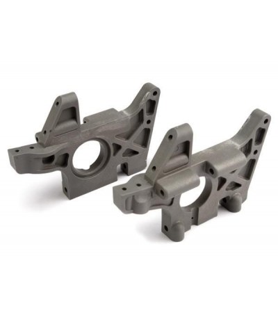 Traxxas  Bulkheads (l & r) (front) (grey)