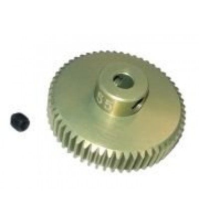 64 Pitch Pinion Gear 55T (7075 w/ Hard Coating)