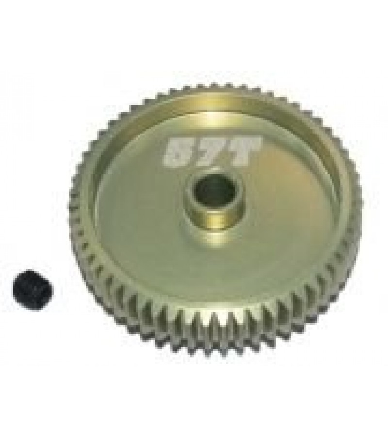 64 Pitch Pinion Gear 57T (7075 w/ Hard Coating)