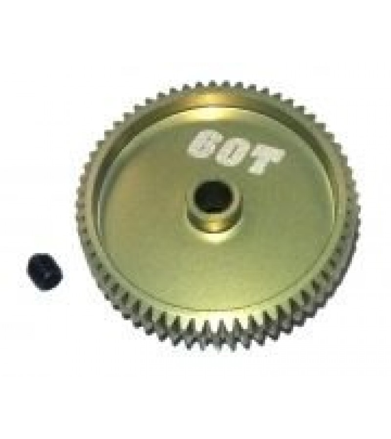 64 Pitch Pinion Gear 60T (7075 w/ Hard Coating)