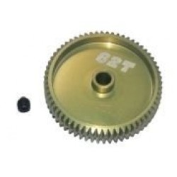 64 Pitch Pinion Gear 62T (7075 w/ Hard Coating)