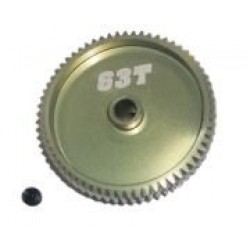64 Pitch Pinion Gear 63T (7075 w/ Hard Coating)
