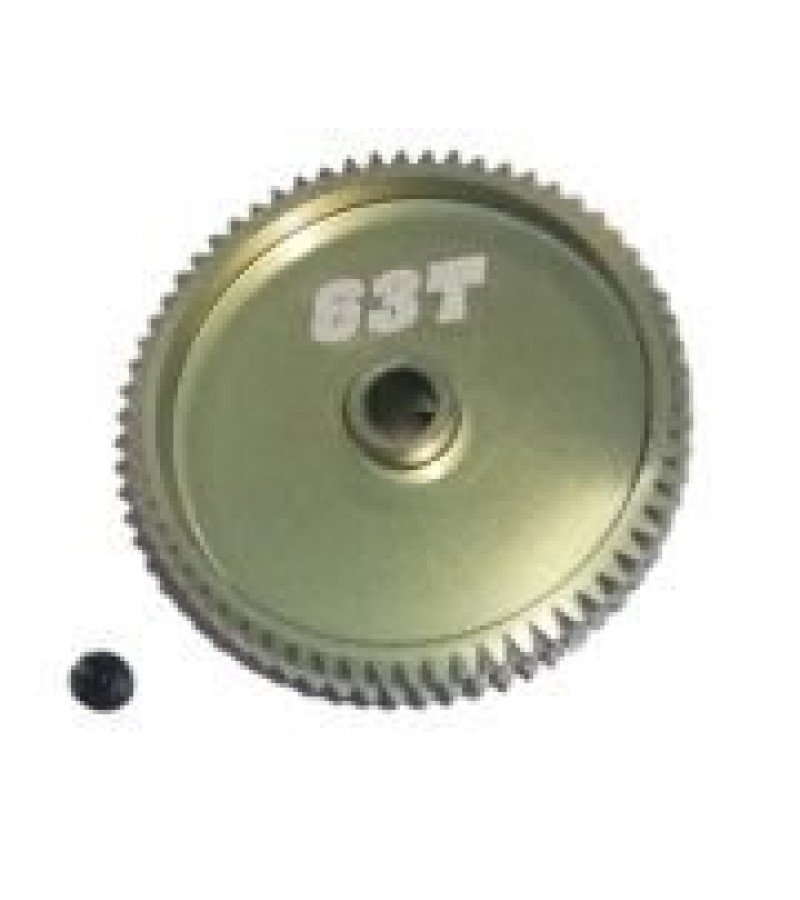 64 Pitch Pinion Gear 63T (7075 w/ Hard Coating)