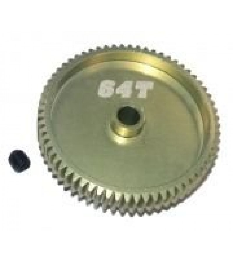 64 Pitch Pinion Gear 64T (7075 w/ Hard Coating)