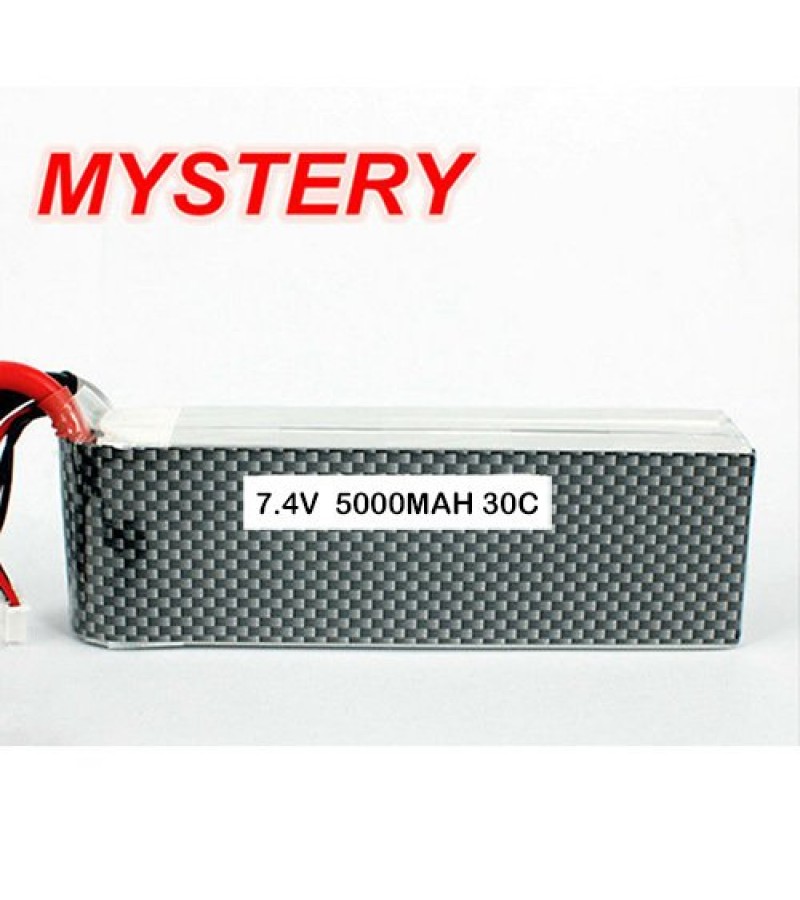 Mystery RC Car Lipo Battery 7.4V 5000mAh 30C Soft Case Mystery RC Car Lipo Battery 7.4V 5000mAh 30C Soft Case