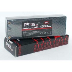 Mystery RC Car Lipo Battery 7.4V 4300mAh 30C Hard Case