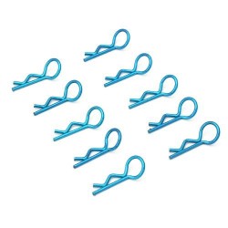 Small-ring Blue Body Clips 10PCS(45°)