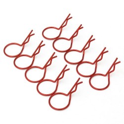 Red Large-ring Body Clips(45°)
