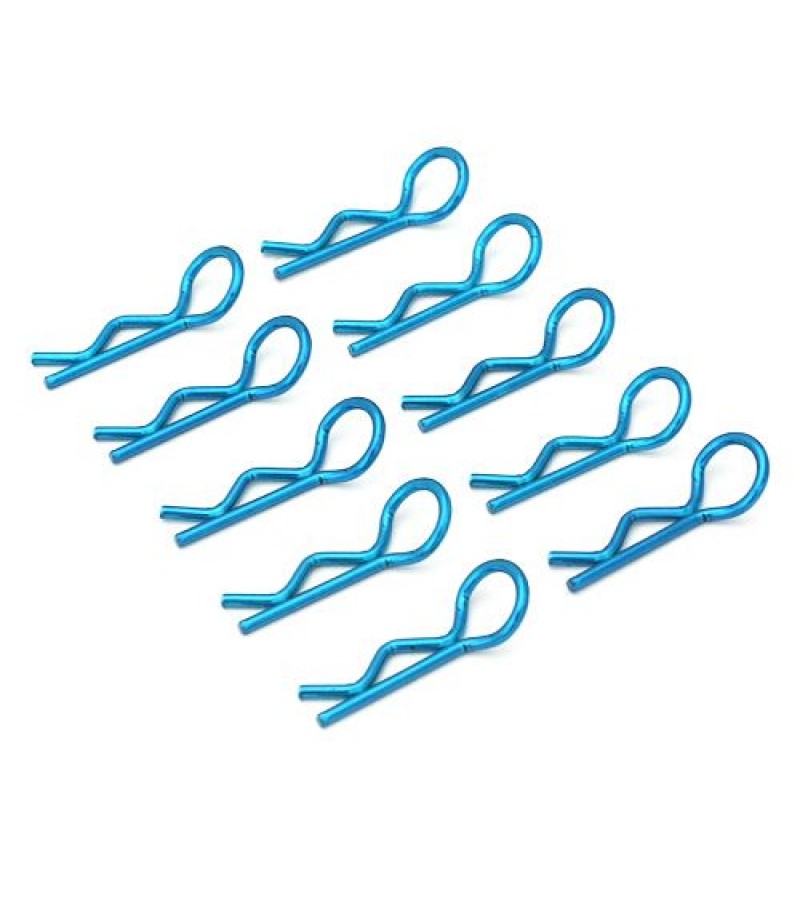 Blue Thickened Medium-ring Body Clips(45°)