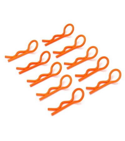 Orange Thickened Medium-ring Body Clips(45°)