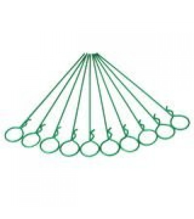 Long Large-ring Green Body Clips(10pcs)