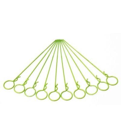 Long Large-ring Yellow Body Clips(10pcs)