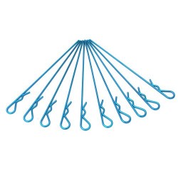 Blue Long Large-ring Thickened Body Clips