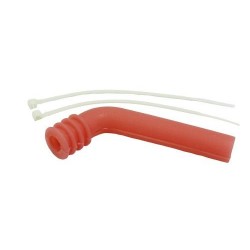 Red 1/10 Silicone exhaust pipe deflector