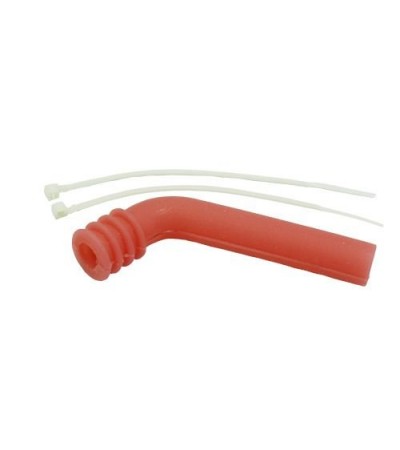 Red 1/10 Silicone exhaust pipe deflector