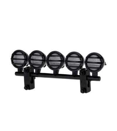 G.T.POWER LED Roof Light Bar Set 5 Spotlight