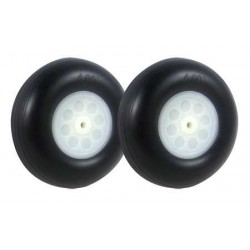 Ø4*30mm Treaded Rubber Wheels 2pcs