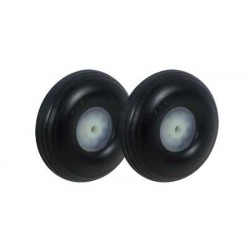 Ø1.25*13mm Treaded Rubber Wheels 2pcs