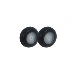 Ø1*12mm Treaded Rubber Wheels 2pcs