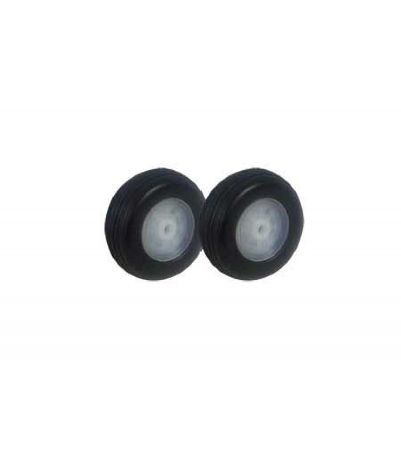 Ø1*12mm Treaded Rubber Wheels 2pcs