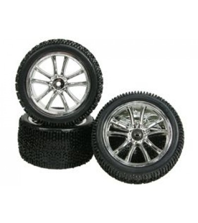 5 Spoke Tyre and Rim Set For Lazer ZX-05 (4pcs)