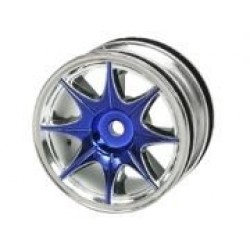 1/10 8 Spoke Wheel Set For Tamiya M-Chassis Series (4pcs)- Blue