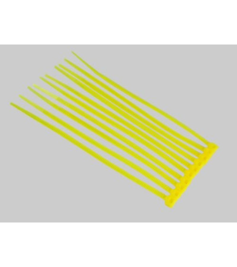 Yellow Nylon Cable Ties (50pcs) - 3*100mm