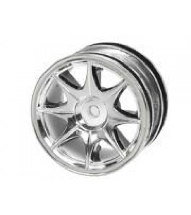 1/10 8 Spoke Wheel Set For Tamiya M-Chassis Series (4pcs)-SILVER