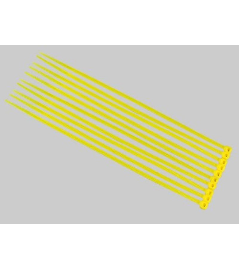 Yellow Nylon Cable Ties (50pcs) - 3*150mm