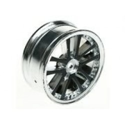 1/10 5 Dual Spoke Rim On Road (0 Offset - 24mm) 4pcs- Black