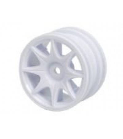 1/10 8 Spoke Wheel Set For Tamiya M-Chassis Series (8pcs) - White