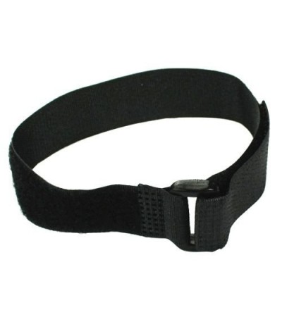 Black Hook and Loop Velcro Tie - 300mm