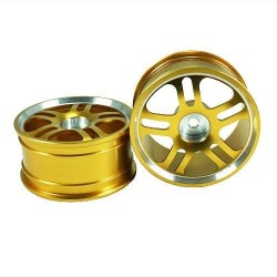 Golden 5 Dual-spoke Aluminum Wheels 1 pair(1/10 Car)