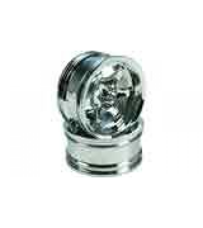Silver 6 Spoke Wheels 1 pair(1/10 Car, 12mm Offset)