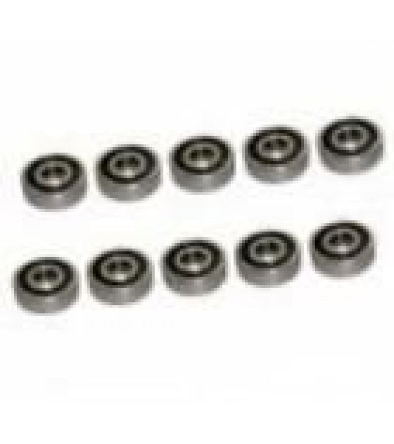 Double Rubber Seals Bearing 5 x 10 x 4 mm (10 pcs)