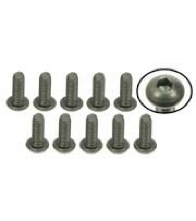 M3 x 8 Titanium Button Head Hex Socket - Machine (10 Pcs)