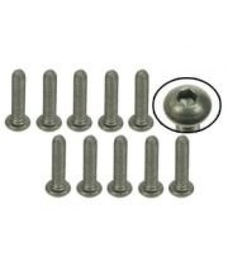 M3 x 12 Titanium Button Head Hex Socket Machine