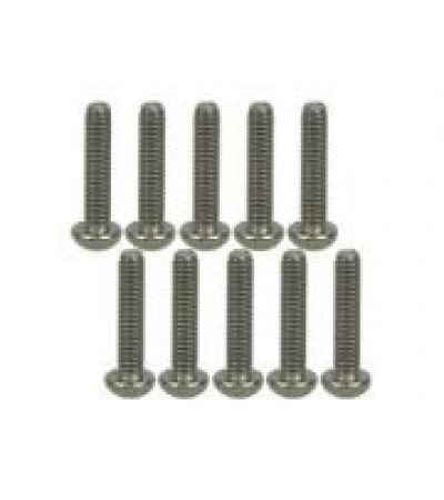 M3 x 14 Titanium Button Head Hex Socket - Machine (10 Pcs)