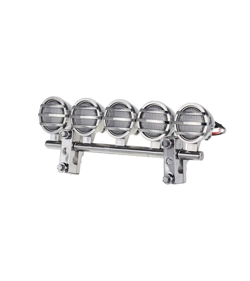 G.T.POWER LED Roof Light Bar Set 5 Spotlight