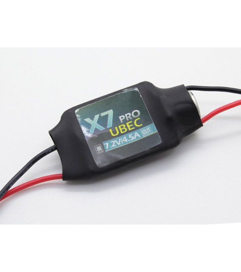 X7 UBEC 7.2V 4.5A  2-5S Lipoly (6-23v)