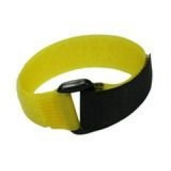 Yellow Hook and Loop Velcro Tie - 200mm