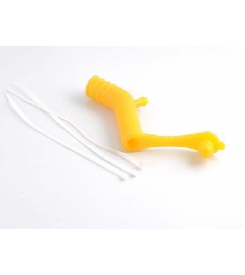 Silicone Muffler Deflector for 50/90 size Helicopter (Yellow)