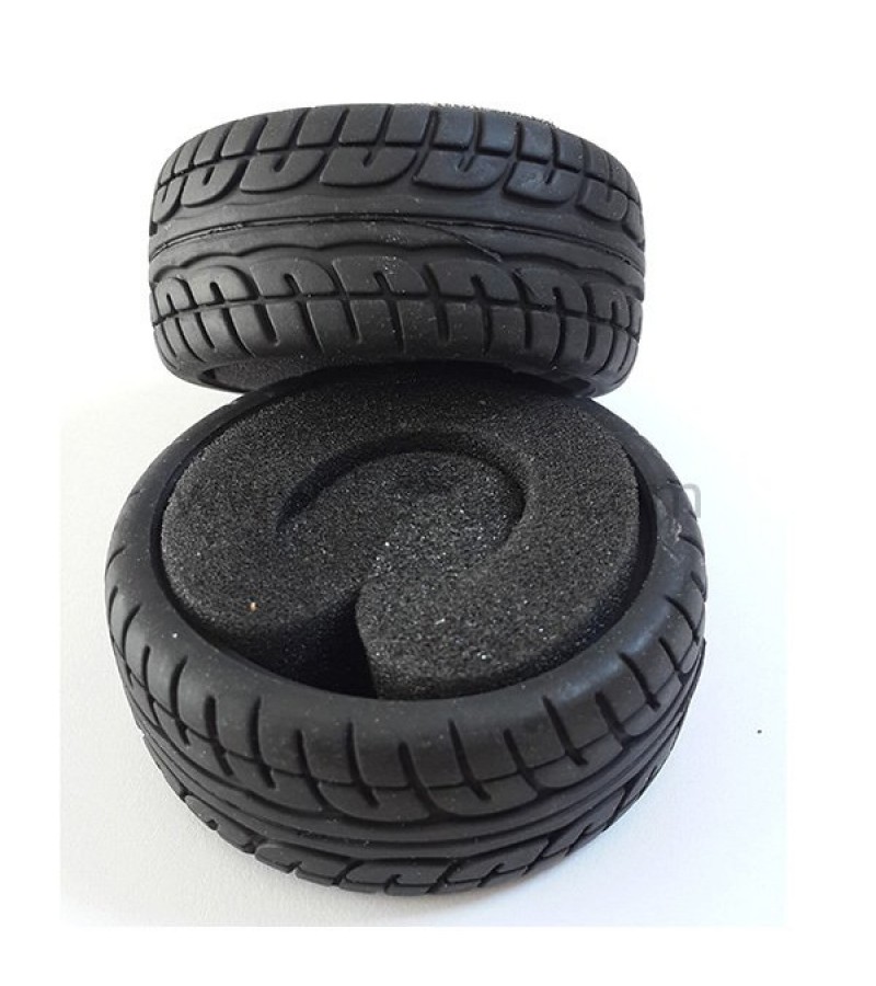 Grain Run-flat Car Rubber Tyre Wheel 2li (1/10 Car)