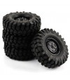 1.9'' Tires Tyre & Wheel Rim Hex:12mm For 1/10 RC Rock Crawler Racer Car