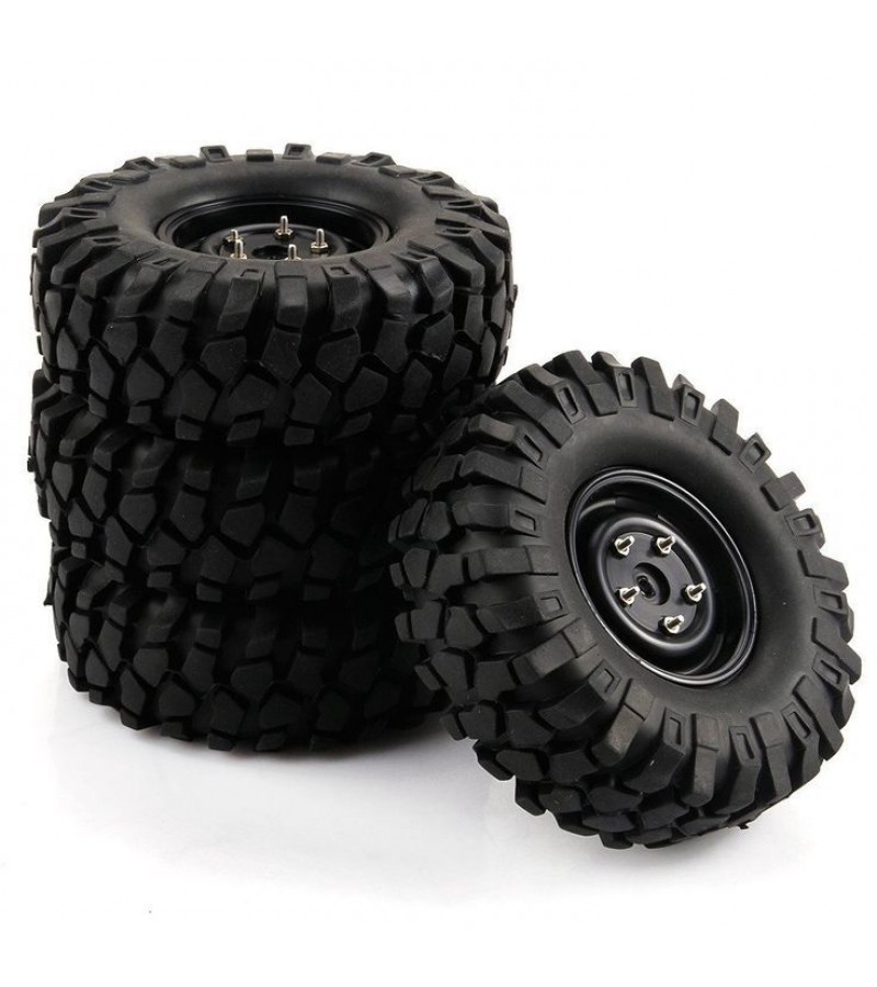 1.9'' Tires Tyre & Wheel Rim Hex:12mm For 1/10 RC Rock Crawler Racer Car