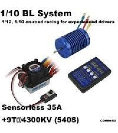 COMBO-B2/MY-CAR-354 HL-SL35A + 9T@4300KV (HL540S-3650M Motor)