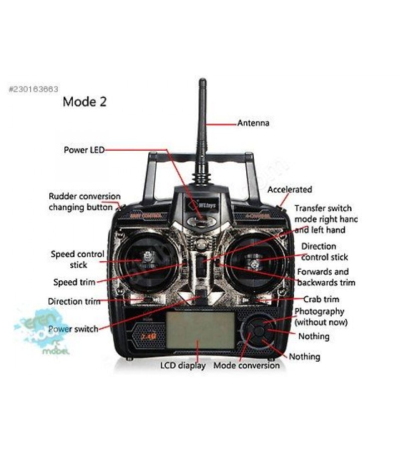 WLtoys V911-V2 Pro 2.4G 4CH RC Helicopter
