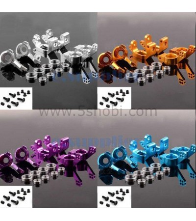 HSP Upgrade Parts Aluminum Steering Hub-White