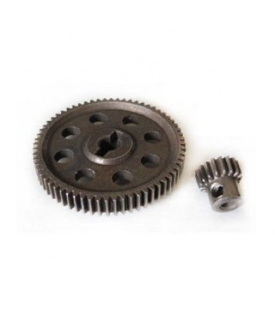 HSP RC 1/10 11184 & 11119 Differential Steel Metal Main Gear 64T Motor Gear 17T